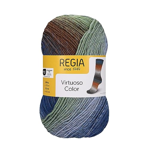 Regia Virtuoso Color ca. 375 m 03075 pale summer day 150 g Wolle/Polyamid 75/25 von Regia