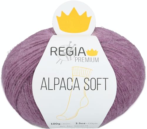 Regia Schachenmayr Premium Alpaca Soft, 100G Mauve Handstrickgarne von Regia