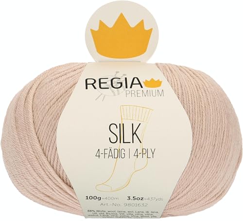 Regia Schachenmayr Premium Silk, 100G Kamel Handstrickgarne von Regia