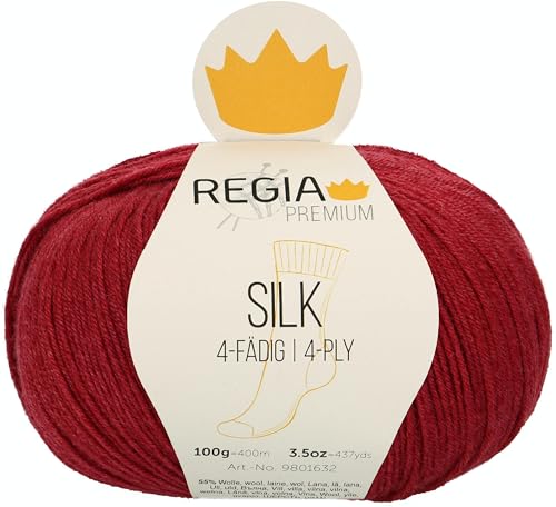 Regia Schachenmayr Premium Silk, 100G Rose red Handstrickgarne von Regia