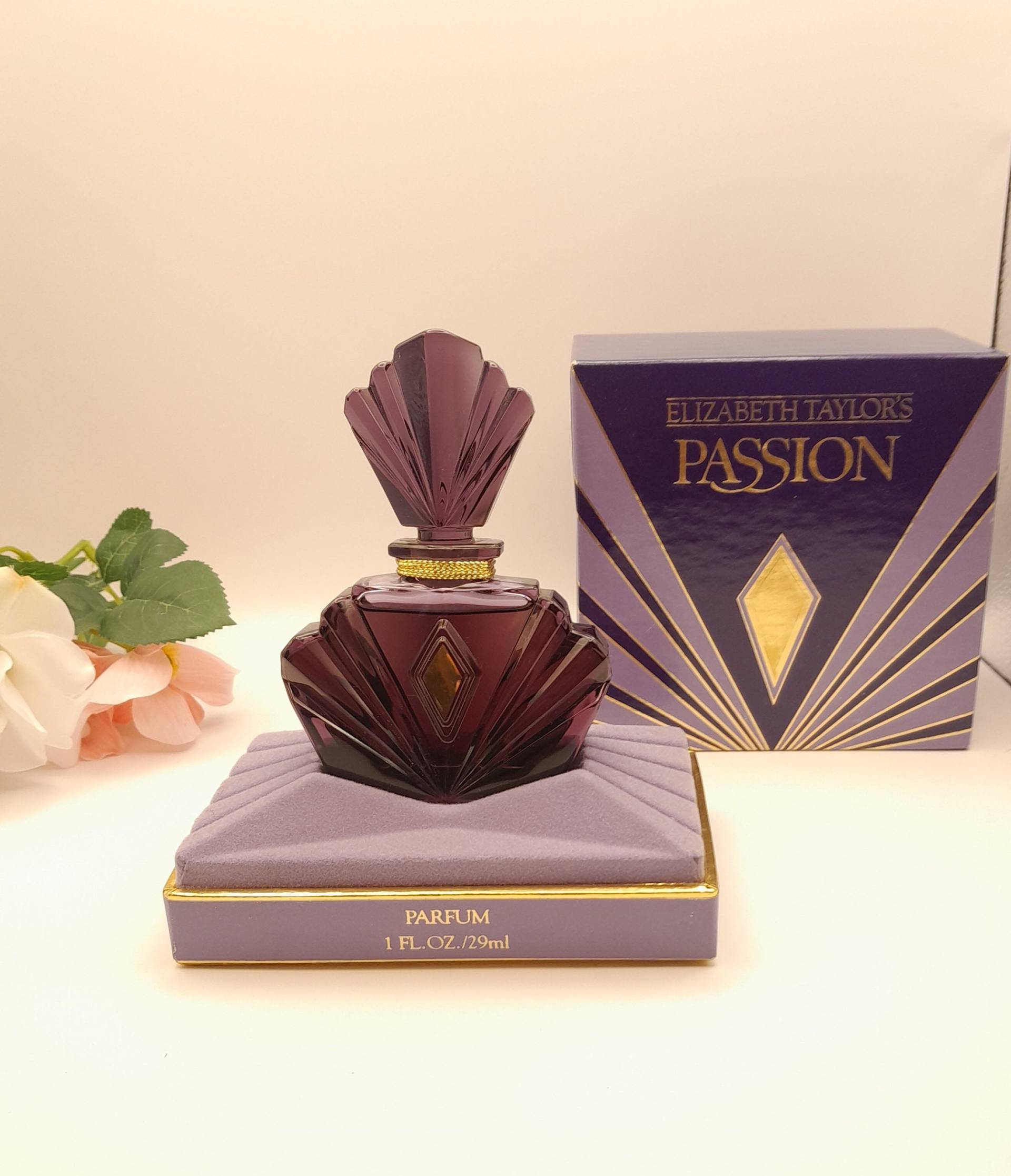 Elisabeth Taylor Passion | 1987 - 29 Ml Parfümextrakt Splash Vintage-Flasche Aus Den 1980Er Jahren Damenparfüm von ReginasPerfume