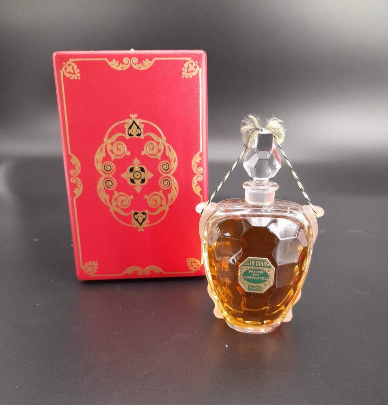 Guerlain Champs-Elysées | 1995 - 60 Ml Extrait De Parfum Limitierte Auflage Baccarat-Kristall Vintage-Sammler-Schildkrötenflasche 1995 von ReginasPerfume