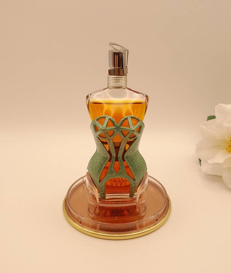 Jean Paul Gaultier Classique | 1996 - 30 Ml Parfümextrakt Splash Vintage 1990Er Jahre Grüne Flasche Sammlerflasche von ReginasPerfume