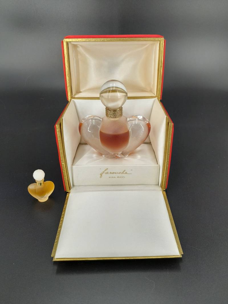 Nina Ricci Farouche | 1973 - 30 Ml Parfümextrakt Lalique-Kristall Vintage-Sammelflasche Spritzer von ReginasPerfume