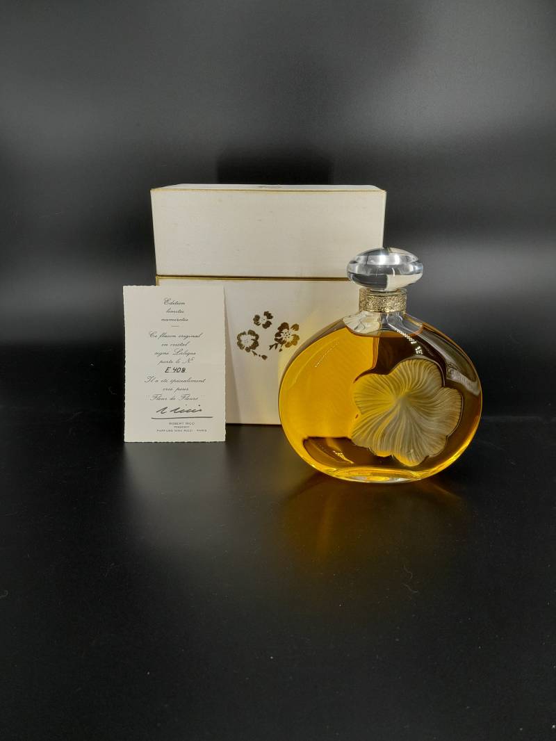 Nina Ricci Fleur De Fleurs | 1982 - 355 Ml Toilettenparfüm Lalique-Kristall Nummerierte Limitierte Auflage Vintage-Flasche Spritzer von ReginasPerfume