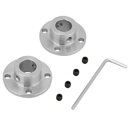 Flanschkupplung 12mm, 2 Stück M4 Galvanisierte Wellenkupplung Flanschverbinder ID 12mm OD 18mm, Hauptsächlich Verwendet für DIY Teile RC Modellmotoren von Regun