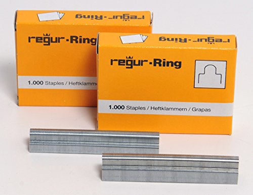 Regur RR8mm 1.000 Ring Heftklammern (8mm) für Rink King RK-1 von Regur