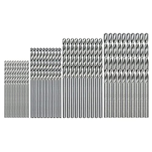 Reinscer 40 StüCk Spiral Bohrer Bit Set, Metrische Bohrer Bit 0,5 Mm - 2,0 Mm für Metall, Rostfreier Stahl Sets Kleiner Bohrer Bit von Reinscer