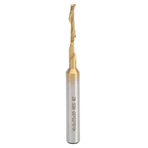 Single Flute Milling Cutter M2 High - Speed Steel | 4x8x25x80mm for Engraving/Drilling/Cutting | Protective Coated for Aluminum & Plastic Processing | CNC Accurate Grinding Single Flute Milling Cutter M2 High - Speed Steel | 4x8x25x80mm for Engraving/Drilling/Cutting | Protective Coated for Aluminum & Plastic Processing | CNC Accurate Grinding von Reliant Jazzy