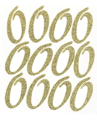 Reliant Ribbon 64000-035-O Script Characters Std - Letters & Numbers Rd Blumen-Accessoires, Gold von Reliant Ribbon