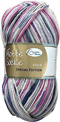 Rellana Special Edition 4-fach Sockenwolle 100g/420m 75% Schurwolle 25% Polyamid superwash (1803) von Rellana