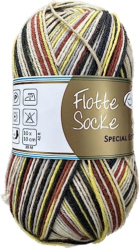 Rellana Special Edition 4-fach Sockenwolle 100g/420m 75% Schurwolle 25% Polyamid superwash (1807) von Rellana