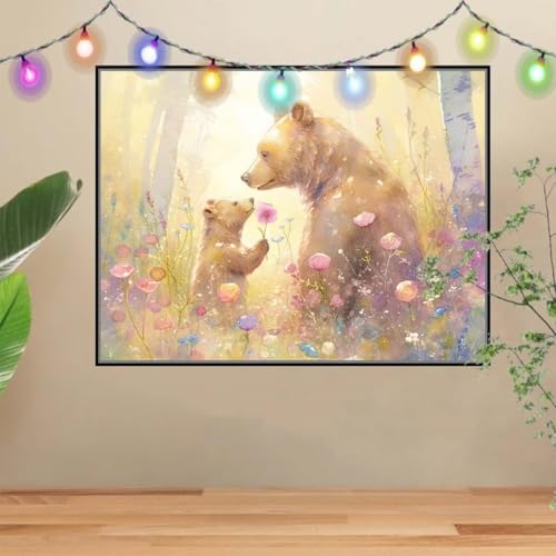 5D DIY Diamond Painting Kinder Klein Bär,Blume,Diamant Painting Bilder 30x40cm,Mosaikherstellung Malen Nach Zahlen Cross Stitch Malerei Set,Daiments Painting Erwachsene für Haus Dekoration 4E-5432 5D DIY Diamond Painting Kinder Klein Bär,Blume,Diamant Painting Bilder 30x40cm,Mosaikherstellung Malen Nach Zahlen Cross Stitch Malerei Set,Daiments Painting Erwachsene für Haus Dekoration 4E-5432 von Reluehu