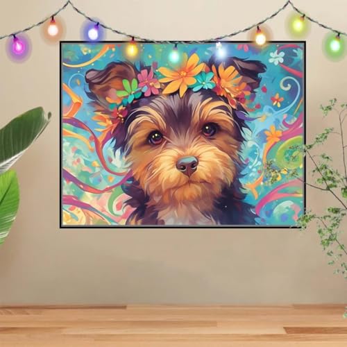 5D DIY Diamond Painting Kinder Schnauzer,Blume,Diamant Painting Bilder 40x50cm,Mosaikherstellung Malen Nach Zahlen Cross Stitch Malerei Set,Daiments Painting Erwachsene für Haus Dekoration 4E-5353 5D DIY Diamond Painting Kinder Schnauzer,Blume,Diamant Painting Bilder 40x50cm,Mosaikherstellung Malen Nach Zahlen Cross Stitch Malerei Set,Daiments Painting Erwachsene für Haus Dekoration 4E-5353 von Reluehu