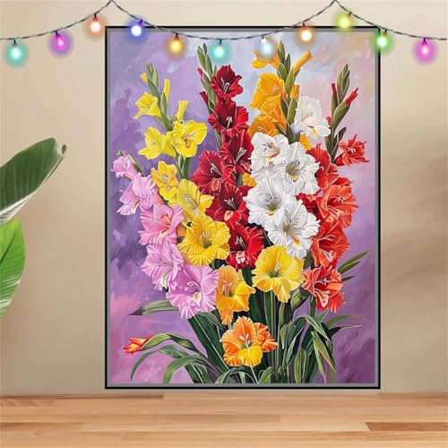 5D Orchidee,Blume Diamond Painting Set,Diamant Painting Bilder Erwachsene groß 120x160cm,DIY Diamant Kristall Strass Stickerei Bilder Painting nach Zahlen,Diamanten Painting für Home Wanddeko F7230 von Reluehu