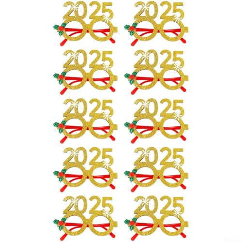 2025 Celebration Glasses Fun Accessories for Holiday Events and Photos (GreenC) von RemixAst