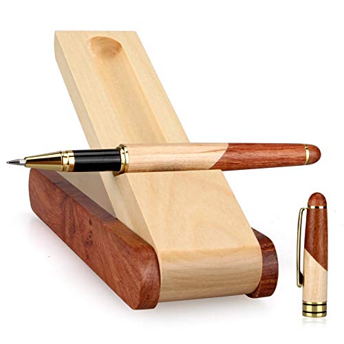 Kugelschreiber Hochwertig Holz Werbekugelschreiber Kugelschreiber Schwarze Tinte Bester Kuli Stift Neuer Job Geschenke Schreibset Luxus Kugelschreiber Büro Geschenke Dankeschön Edle Kugelschreiber von Renawe