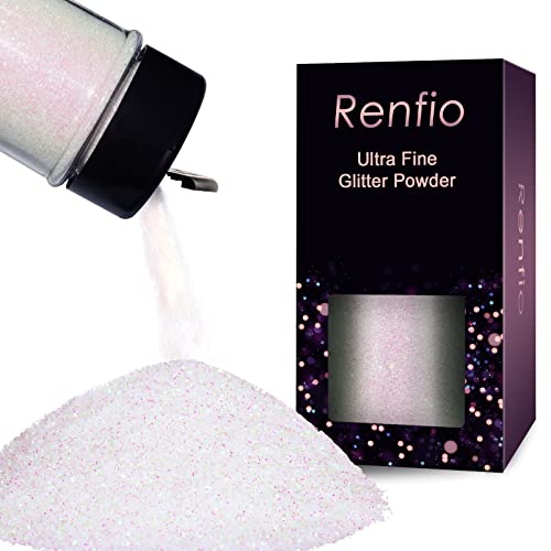 Renfio Glitzer Powder, 1.75 Oz (50g) glitzer gesicht, 1/128" 0.008" 0.2mm Ultra Fine Glitzerpulver For Garten Deko, Glitzer Basteln, Nail Powder, Body Glitzer Haare - Buntes Rot von Renfio