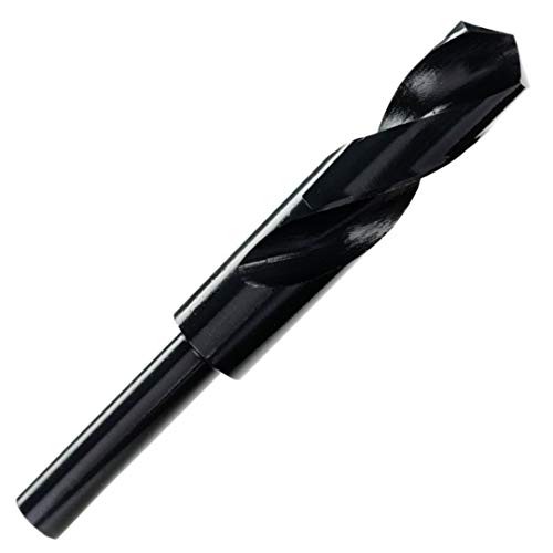 16.5mm HSS Reduziertem Schaft Bohrer (12.7mm / 1/2" Schaft) - Für Bohren Aluminium, Stahl, Holz, Kunststoff, Nicht-Eisen-Metalle - Schmiedebohrer/Metal Bohrer von Rennie Tool Company