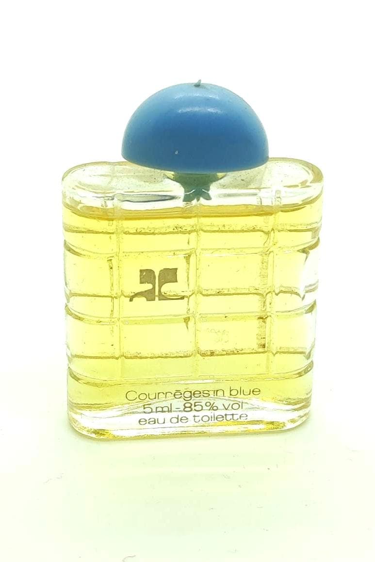 Courreges in Blue Eau De Toilette 5 Ml Parfum Splash 1960S True Vintage von Residenzler