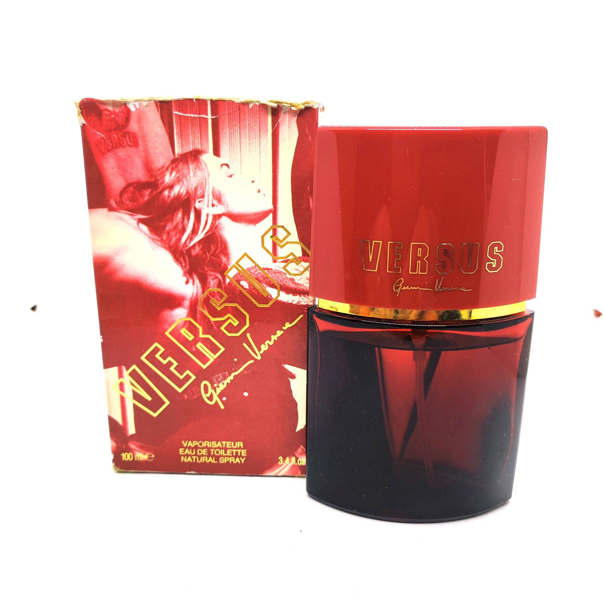 Versace Versus Red Edt Spray 100 Ml Eau De Toilette Vintage First Formulation Rare Boxed von Residenzler