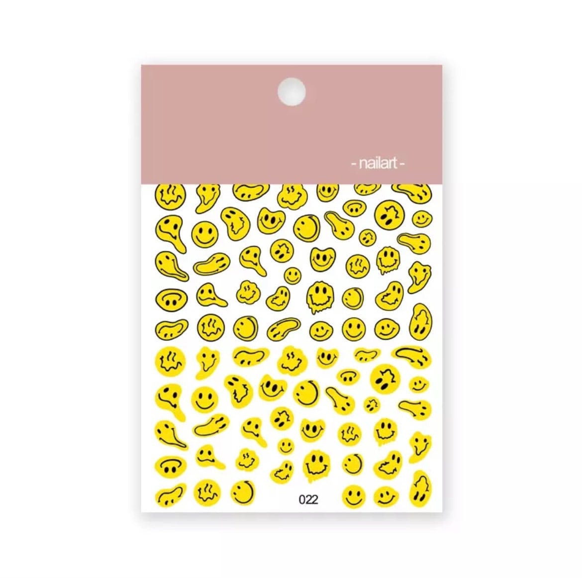 Nagelsticker, Smiley Face Sticker, Resin Aufkleber von ResinBuddyCo