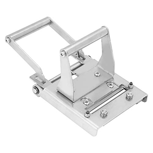 Kompakter und praktischer Endschneider von Respicefinem, 18,0 x 10,0 x 9,0 Edelstahl, tragbarer Endschneider, Bandschneider für gerade, runde, fertige H?nde von Respicefinem