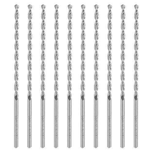 Resefinem 10pcs Parabolischer Bohrer Bit Hochgeschwindigkeit Stahl gerade Shank mit 3mm Schaftdurchmesser und 100 mm Länge ideal für Metallbearbeitung mit hoher Stärke guter Härte Resefinem 10pcs Parabolischer Bohrer Bit Hochgeschwindigkeit Stahl gerade Shank mit 3mm Schaftdurchmesser und 100 mm Länge ideal für Metallbearbeitung mit hoher Stärke guter Härte von Respicefinem