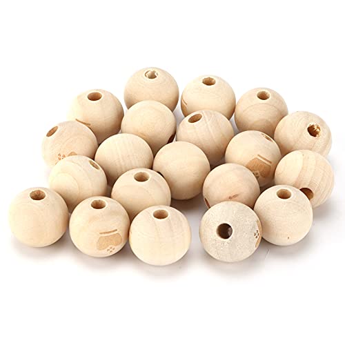 Resefinem 20pcs runde Holzperlen in natürlicher Holzfarbe mit niedlichen Mustern für DIY -Kunsthandwerk Graffiti Dekoration und Geschenkherstellung Resefinem 20pcs runde Holzperlen in natürlicher Holzfarbe mit niedlichen Mustern für DIY -Kunsthandwerk Graffiti Dekoration und Geschenkherstellung von Respicefinem