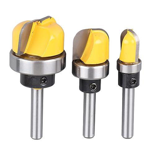 Resefinem 3PCS Cutter Router Bit Set 1/4 Zoll Schaft rund unten professionelle Karbidholz -Mahlen -Mahlen Cutter ideal für die Palettenherstellung für alle Arten von Holz mit Resefinem 3PCS Cutter Router Bit Set 1/4 Zoll Schaft rund unten professionelle Karbidholz -Mahlen -Mahlen Cutter ideal für die Palettenherstellung für alle Arten von Holz mit von Respicefinem