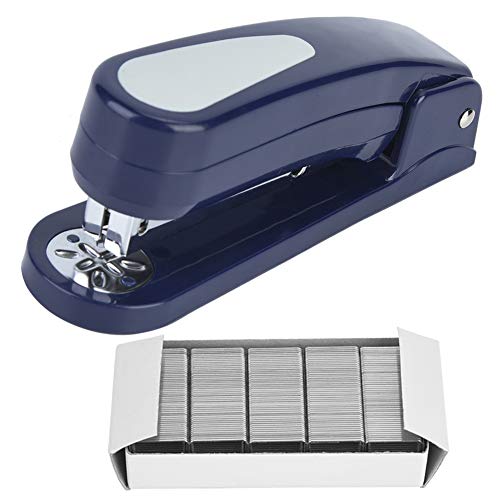 Resefinem Medium Rotary Hefter 45 Grad 20 Blechkapazität Heavy Desktop Stapler mit Grundnahrungsmitteln für Bürohausschule Schwarz Blau von Respicefinem