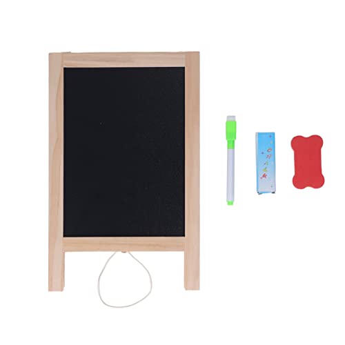 Resefinem hölzerner Kreide Eundel 31 × 19 × 3 doppelseitige Staffelei Chalkboard 19x30 cm poliert von Respicefinem