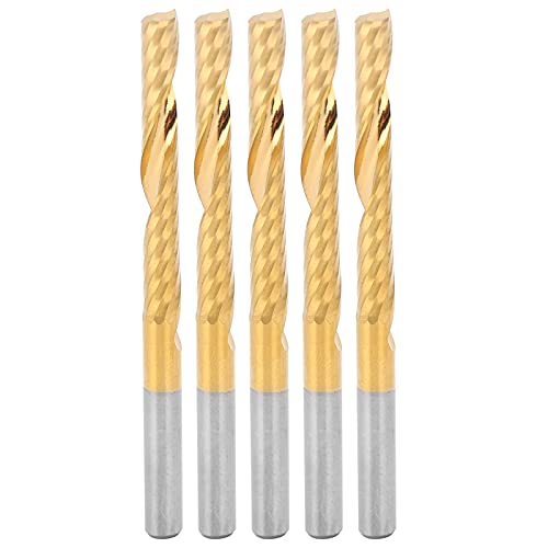 RespiceFinem 5pcs Spiralendmühlen Einflötenmetrischer Hochgeschwindigkeitsstahl mit Schichtspitzen zum Schneiden von Aluminium -Messingkupfer mit 4 mm Durchmesser von 32 mm RespiceFinem 5pcs Spiralendmühlen Einflötenmetrischer Hochgeschwindigkeitsstahl mit Schichtspitzen zum Schneiden von Aluminium -Messingkupfer mit 4 mm Durchmesser von 32 mm von Respicefinem