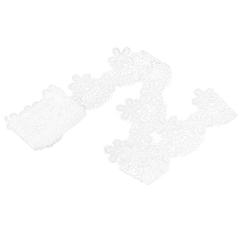 RespiceFinem FiveLeaf Flower Blume Pailled Lace Ribbon 5 cm zum Dekorieren von Kleidung Schuhe Hüte Taschen und Partyumgebung Hauptkörper aus Nylon mit gutem Stretch und glänzende RespiceFinem FiveLeaf Flower Blume Pailled Lace Ribbon 5 cm zum Dekorieren von Kleidung Schuhe Hüte Taschen und Partyumgebung Hauptkörper aus Nylon mit gutem Stretch und glänzende von Respicefinem