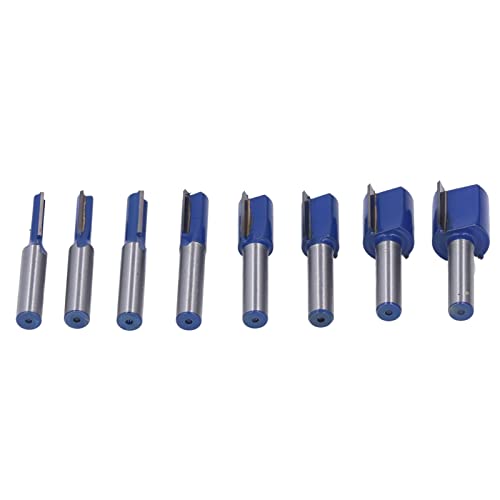 Respicefinem 8 Pcs Woodworking Slotting Milling Cutter Extended Straight Knife Double Edged Straight Knife Ideal for MDF Solid Wood Particle Board Plywood Wooden Door Frames Respicefinem 8 Pcs Woodworking Slotting Milling Cutter Extended Straight Knife Double Edged Straight Knife Ideal for MDF Solid Wood Particle Board Plywood Wooden Door Frames von Respicefinem