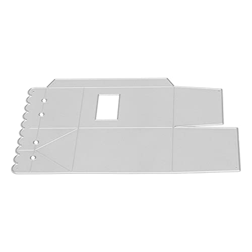 Respicefinem Box-Stanzformen für Stanzen, Ausverkauf, 16 x 16 x 2 Metall-Stanzformen, Milchkarton-Form, Prägeschablone, dekorative geätzte Stanzen für die Herstellung von von Respicefinem