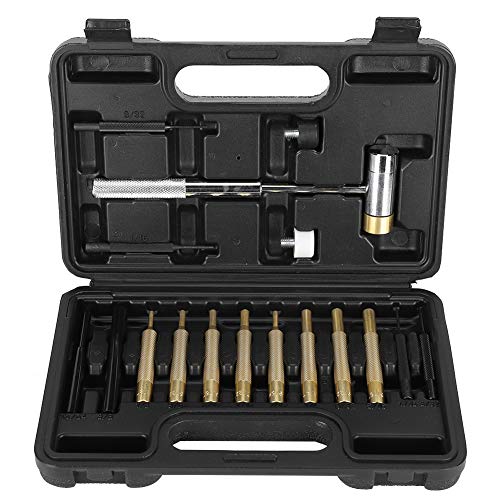 Respicefinem Coax Punch Tool Punch Needle Kit 24. 0×17. 0×6. 17-teiliges Locher-Set, mechanische Installation, runde Schläge, Wartungswerkzeug-Set, Box, Büchsenmacherei, Locher-Set von Respicefinem