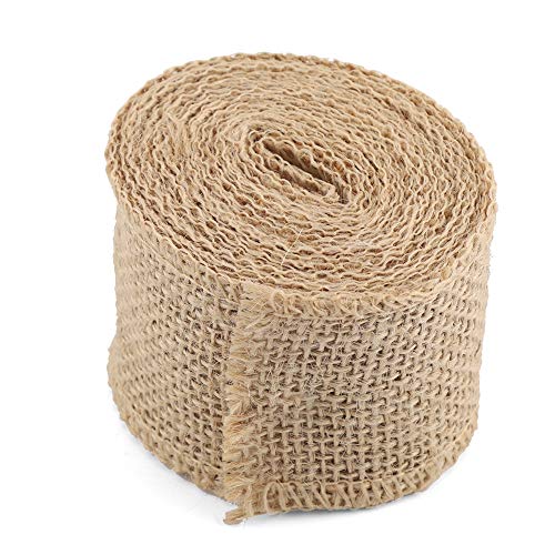 Respicefinem Decorive 8 x 5 x 5 1 m 5 m rustikale Hochzeitsdekoration, Jute-Sackleinenband, Spitzenbesatz von Respicefinem