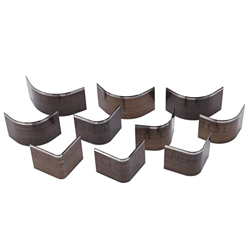 Respicefinem Robust, weit verbreitet 7. 0×7. 0×3. 10Pcs Leder Cutter Punch Winkel Arc Geformt High Carbon Stahl Hohe Härte Tragbare Leder Punch Set Leder Cutter Robust von Respicefinem