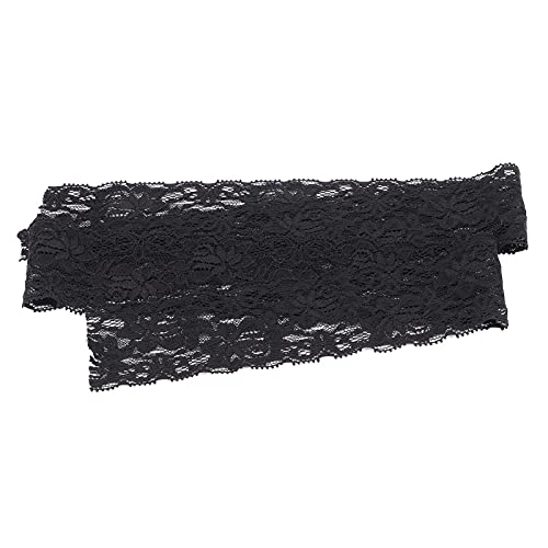 Respicefinem Schwarzes Spitzenband, Kleidungszubehör, Dekoration, Basteln, DIY-Materialien, 9,1 m, 6 cm Breite, aus hochwertigem Nylon, weich und bequem, mit ausgezeichneter Respicefinem Schwarzes Spitzenband, Kleidungszubehör, Dekoration, Basteln, DIY-Materialien, 9,1 m, 6 cm Breite, aus hochwertigem Nylon, weich und bequem, mit ausgezeichneter von Respicefinem