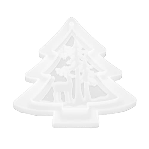 Respicefinem Silikonharz, weiches Tränenharz-Ornament zum Basteln, der Schneemann-Domino (Weihnachtsserie – Weihnachtsbaum-Elch) von Respicefinem