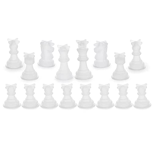 Restikiant Schach Form für Harz Silikon Schach Harz Form Schach Kristall Epoxid Guß Formen für DIY, das Geburtstag Geschenk Macht von Restikiant