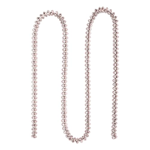 Restokki Strass-Klauenkette, glitzernde, elegante Kristallbesatz für Schmuck, Kleidung, Heimwerker, 1 Yard lang (Pink) von Restokki