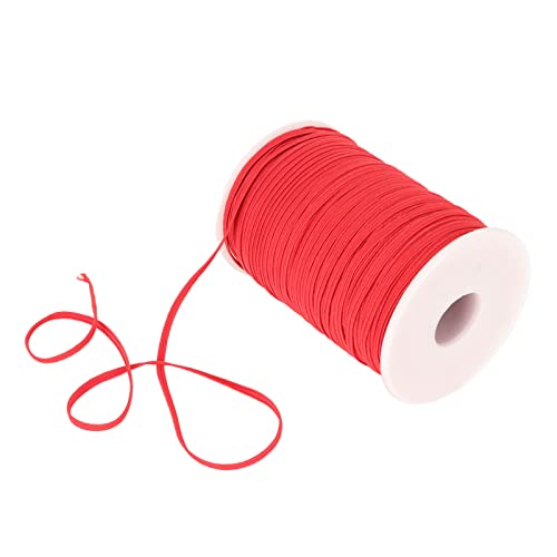 Restokki elastische Schnur, 50 Yards, weiche Nylon-Armbandschnur für Heimwerkerarbeiten (red) von Restokki