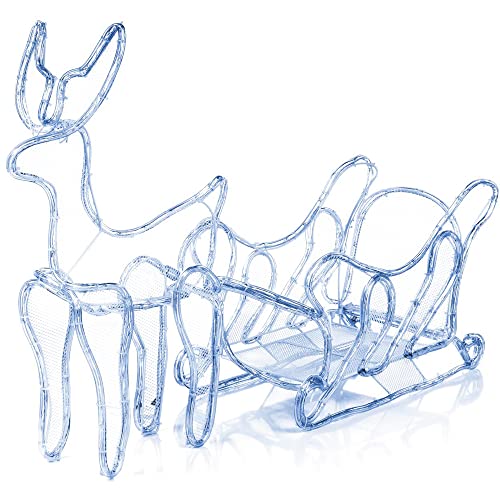RETLUX RXL 245 Rentier mit Schlitten 198 LEDs, kaltweiß von Retlux