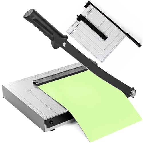 Retoo Papierschneider A4 Schneidemaschine, Scrapbooking Werkzeug zum Schneiden von Papier, Hebelschneider, Schneidegerät Bastelpapier Karton Papier Cutter, Papierschneidemaschine Cutter Guillotine von Retoo