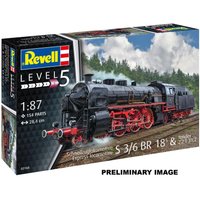 Model Set - Schnellzuglokomotive S3/6 BR18 mit Tender von Revell