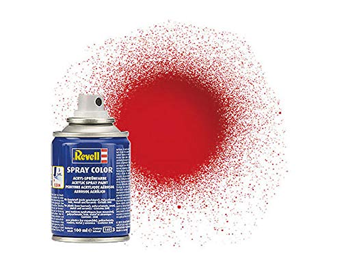 Revell REV-34131 Spraydose feuerrot, glänzend, Farbnummer 31 Spray Color, Farben in der praktischen 100-ml-Sprühdose, 100 ml (1er Pack) von Revell