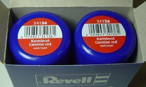 Revell 34136 Sprühlack Doppelpack (2x100ml) Karmin-rot glänzend von Revell