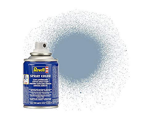 Revell REV-34374 Spraydose grau, seidenmatt, Farbnummer 374 Spray Color, Farben in der praktischen 100-ml-Sprühdose, 100 ml (1er Pack) von Revell